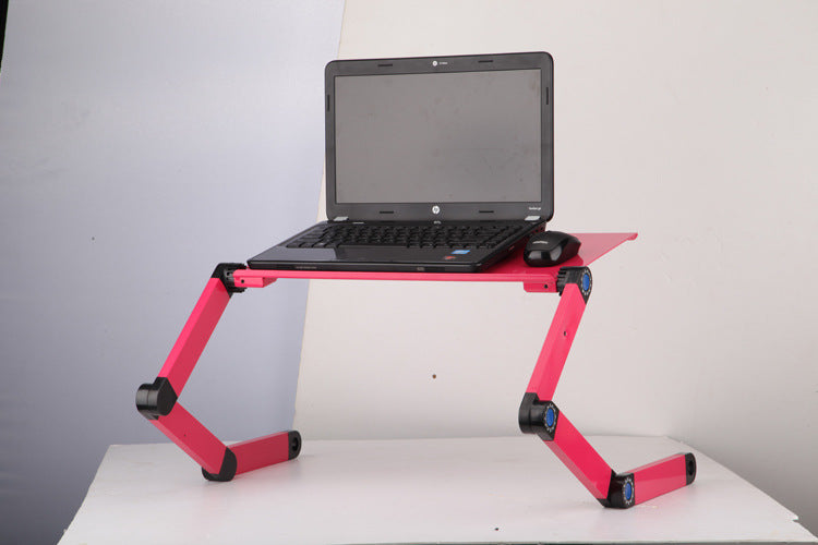 Adjustable Folding Laptop Table Stand with Mouse Pad – Ergonomic Notebook Desk