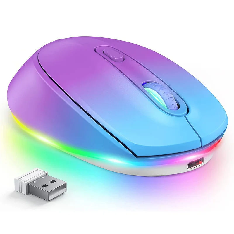 Wireless Ergonomic Mouse 1600 DPI – Rechargeable USB-C