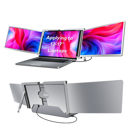 15” Portable Laptop Screen Extender – Triple Monitor Display