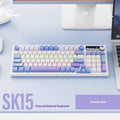 SK15 Wired Mechanical Gaming Keyboard with Control Knob