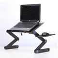 Adjustable Folding Laptop Table Stand with Mouse Pad – Ergonomic Notebook Desk