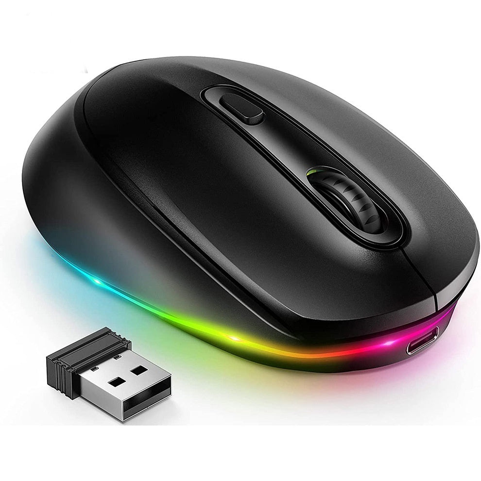 Wireless Ergonomic Mouse 1600 DPI – Rechargeable USB-C